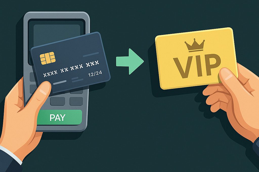VIP tagság útmutató képen